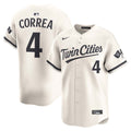 Carlos Correa Minnesota Twins Alternate Jersey - Cream